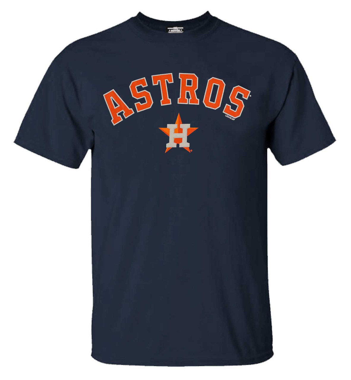 Fanatics Men's MLB Houston Astros Main Crew Short Sleeve Crew Neck T ...