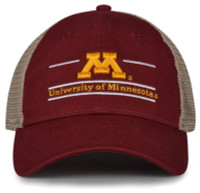 The Game University of Minnesota Golden Gophers M Logo Split Bar Adjustable Cap