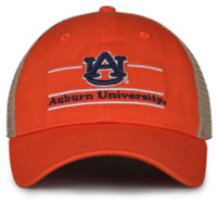 The Game Auburn University Tigers AU Logo Split Bar Adjustable Cap - Orange