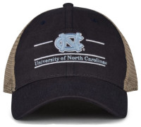 The Game University of North Carolina Tar Heels NC Logo Split Bar Adjustable Cap