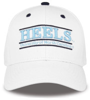 The Game University of North Carolina Tar Heels 'Heels' Bar Adjustable Cap-White