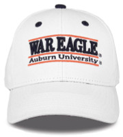 The Game Auburn University Tigers 'War Eagle' Bar Adjustable Snapback Cap- White