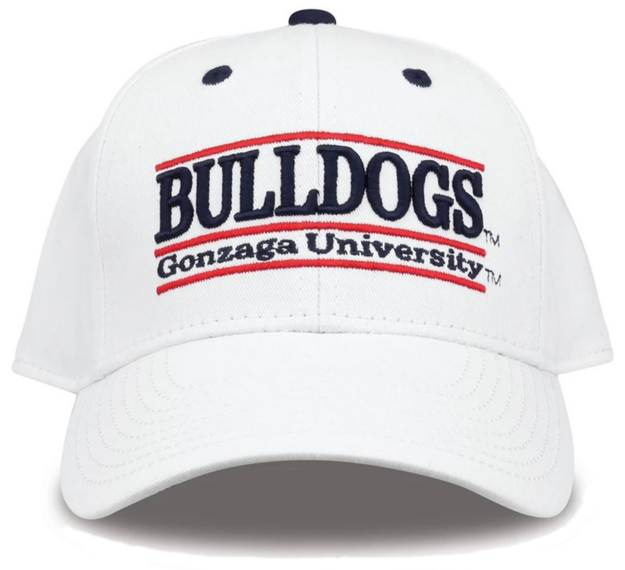 The Game Gonzaga University Bulldogs Embroidered Bar Adjustable Snapback Cap Sports Diamond