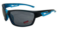 Epoch Eyewear Epoch 9 Sport Sunglasses � Blue Polycarbonate Frame & Smoke Lenses