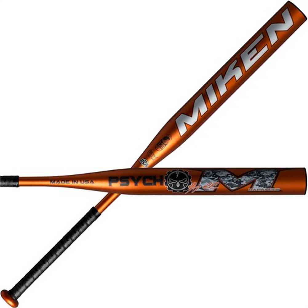 Miken Izzy Psycho Balanced USSSA Slowpitch Softball Bat, Orange