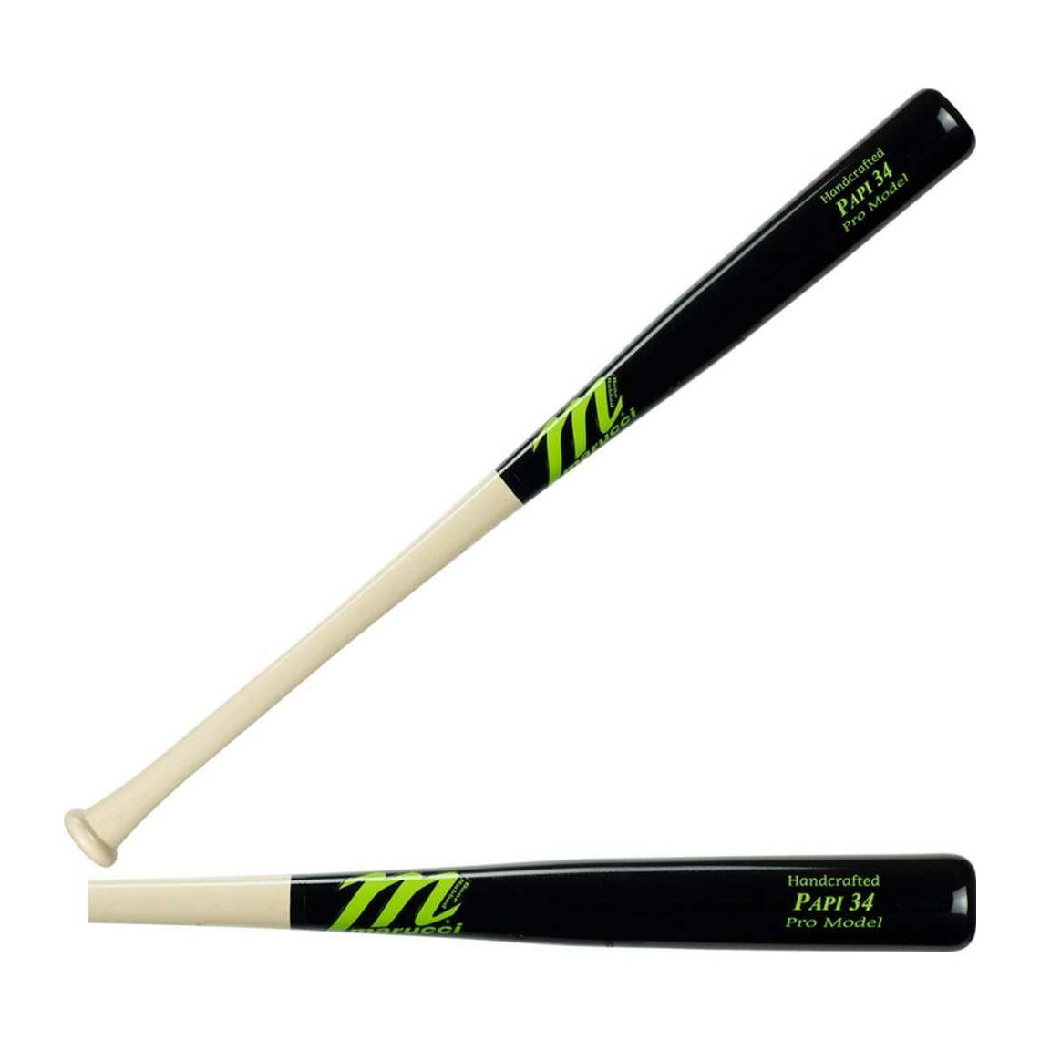Marucci Papi 34 Pro Model Maple Baseball Bat Whitewash/Black
