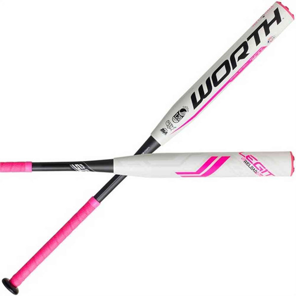 Batte De Softball Worth Legit Watermelon XL – 34 Pouces 26,5 Oz – USSSA Slowpitch, Rechargée