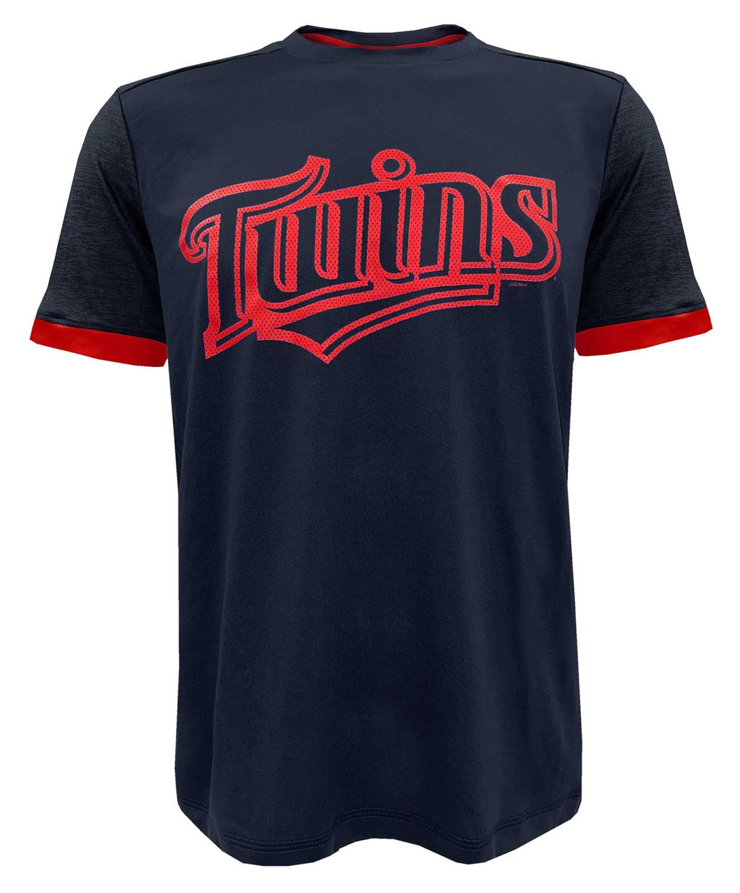 Fanatics Men's MLB Minnesota Twins Mesh Wordmark Short Sleeve TShirt