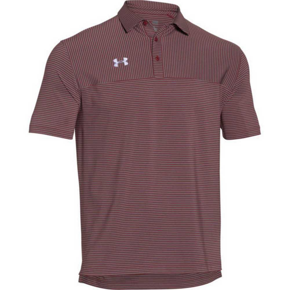 Under Armour Men's Clubhouse Striped Polo Golf Shirt, Assorted