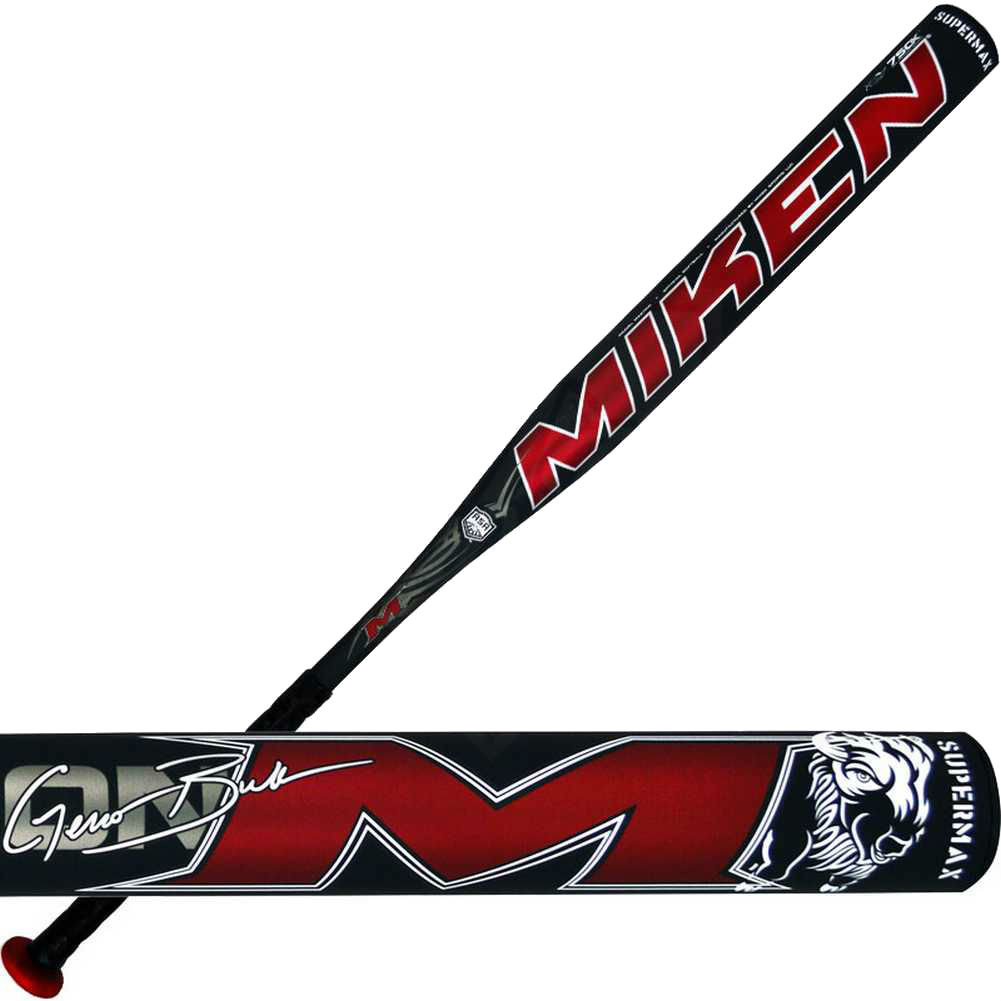 Miken 2015 M Nation Geno Buck Maxload ASA 34" Softball Bat Black/Maroon