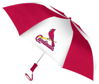 Storm Duds St Louis Cardinals 48 inch Automatic Folding Umbrella - Red/White