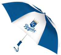 Storm Duds Kansas City Royals 48 inch Automatic Folding Umbrella - Blue/White