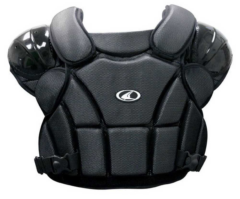 Champro ProPlus Umpire Chest Protector TriDri Baseball Softball Black