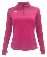 361 Degrees Women's Long Sleeve Zipper Athletic Shirt Top, Rose Pink. 401520105