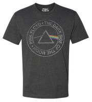 Rex Men's Pink Floyd Dark Side Of The Moon Short Sleeve Crew Neck T-Shirt � Gray