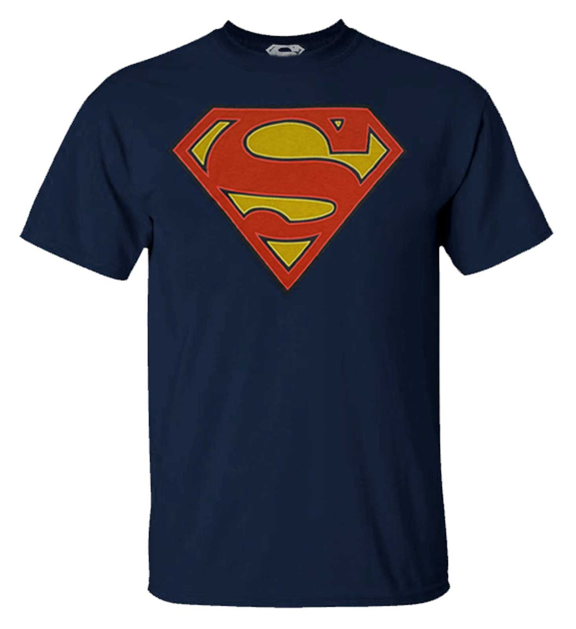 blast Belønning Falde tilbage Rex Men's Superman 'S' Logo Short Sleeve Cotton Crew Neck Graphic T-Shirt -  Blue - Sports Diamond