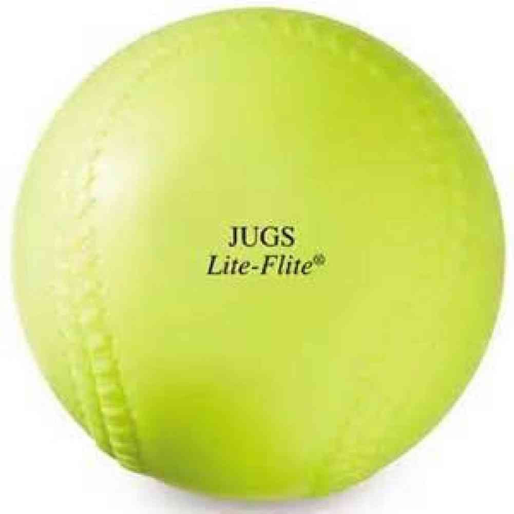 JUGS LITE Flite 12Inch Fastpitch Softball 1 dozen, Game Ball Yellow