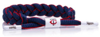 Rastaclat Baseball Minnesota Twins Infield Braided Bracelet - Blue/Red/White