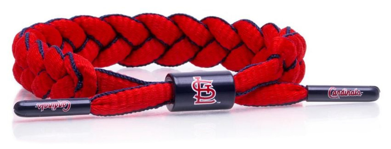 Rastaclat Baseball St Louis Cardinals Infield Braided Bracelet - Red and  Blue