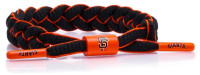 Rastaclat Baseball San Francisco Giants Infield Braided Bracelet- Black & Orange