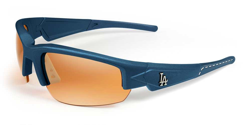 Maxx HD Sunglasses Los Angeles Dodgers Dynasty 2.0 Blue w/White Stitch