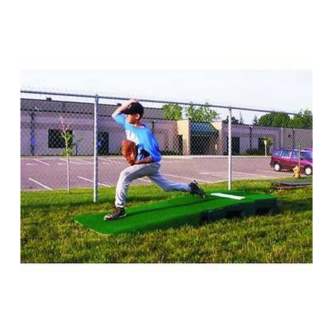 Portolite 2 Piece Practice Mound w/Turf Portable Baseball Pitching TPM