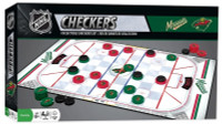 MasterPieces NHL Minnesota Wild Collectible Classic Checkers Board Game Set