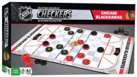 MasterPieces NHL Chicago Blackhawks Collectible Classic Checkers Board Game Set