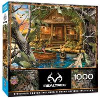 MasterPieces RealTree �Gone Fishing� 1000 Piece 26.75� x 19.25� Jigsaw Puzzle
