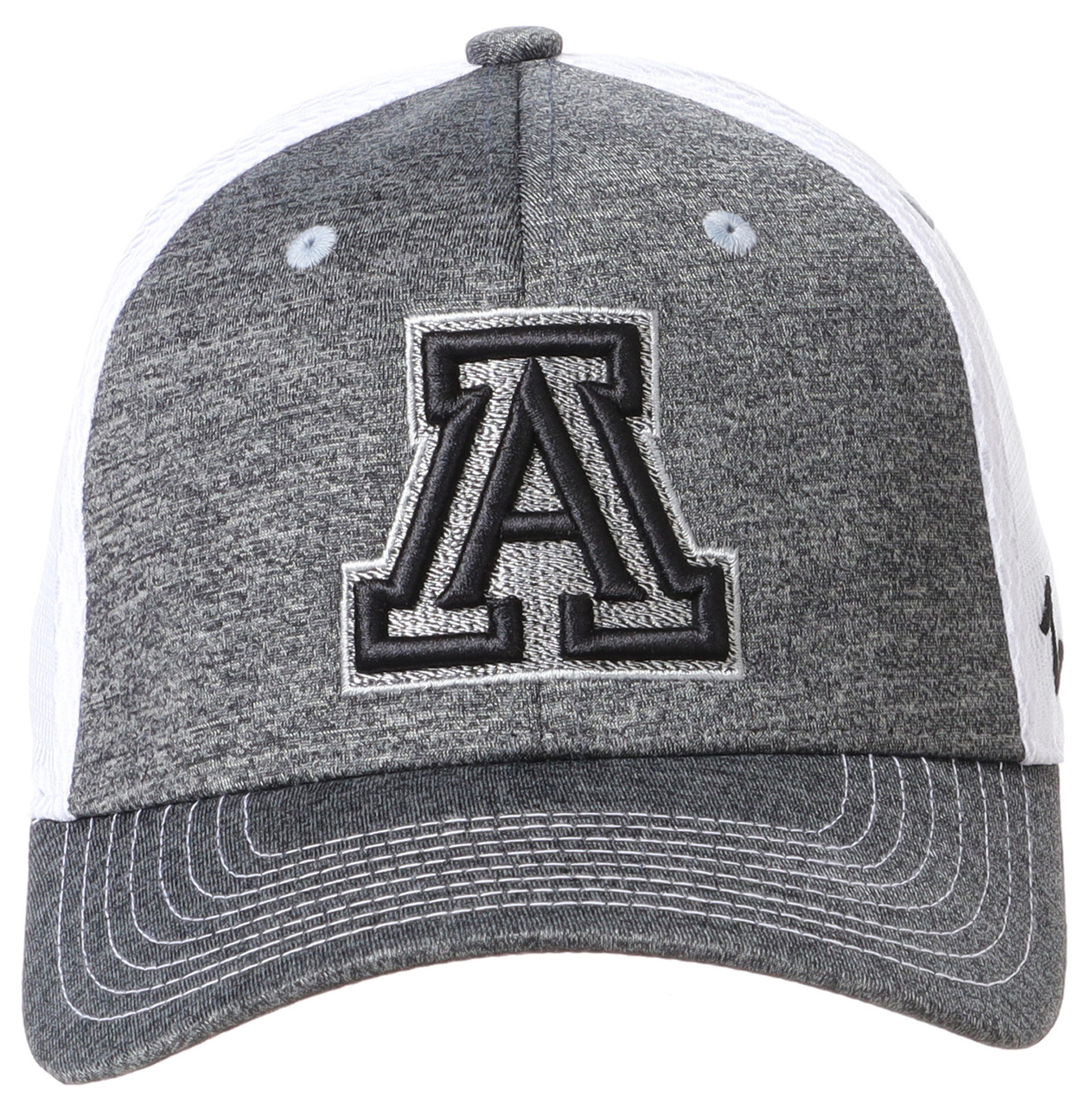 Zephyr Arizona University Sugarloaf A Logo Heather Gray And White