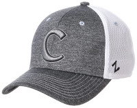 Zephyr Clemson University Sugarloaf �Paw� Logo Heather Gray And White Cap