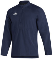 Adidas Men's Aeroready Sideline 21 Woven ? Zip Long Sleeve Pullover Top