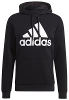 Adidas Men's Essentials Fleece Big Logo Pullover Hooded Sweatshirt � Black