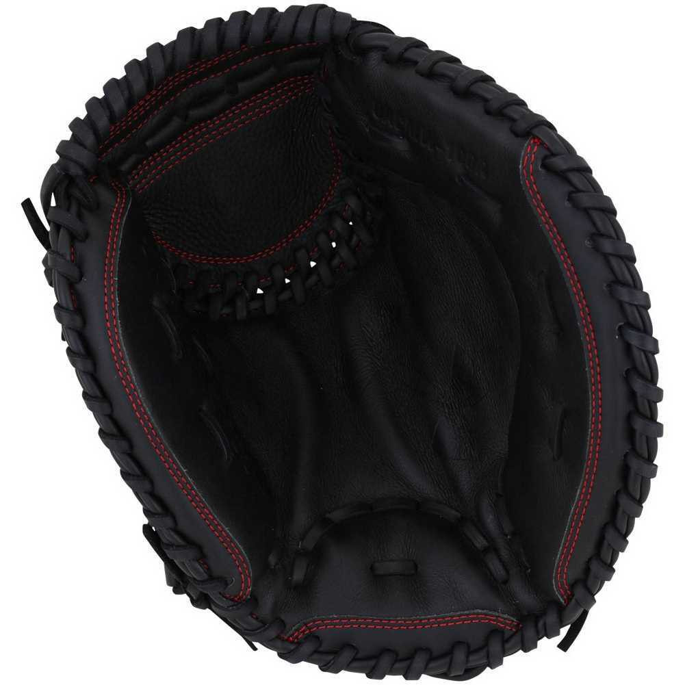 Under Armour Womens Framer Fast Pitch Catchers Mitt, Black/Red. UACMW