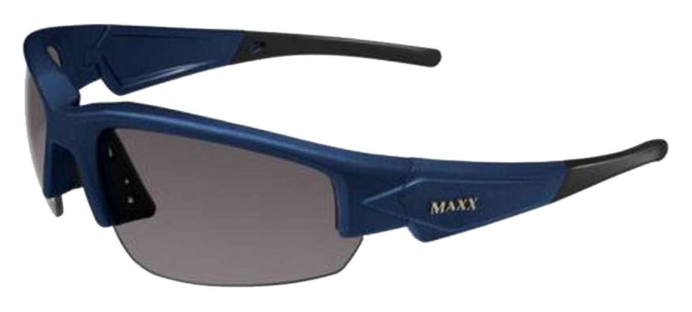 Maxx HD Dynasty 2.0 Smoke Polarized Lens Sunglasses, Blue/Smoke - DYNASTY2.0