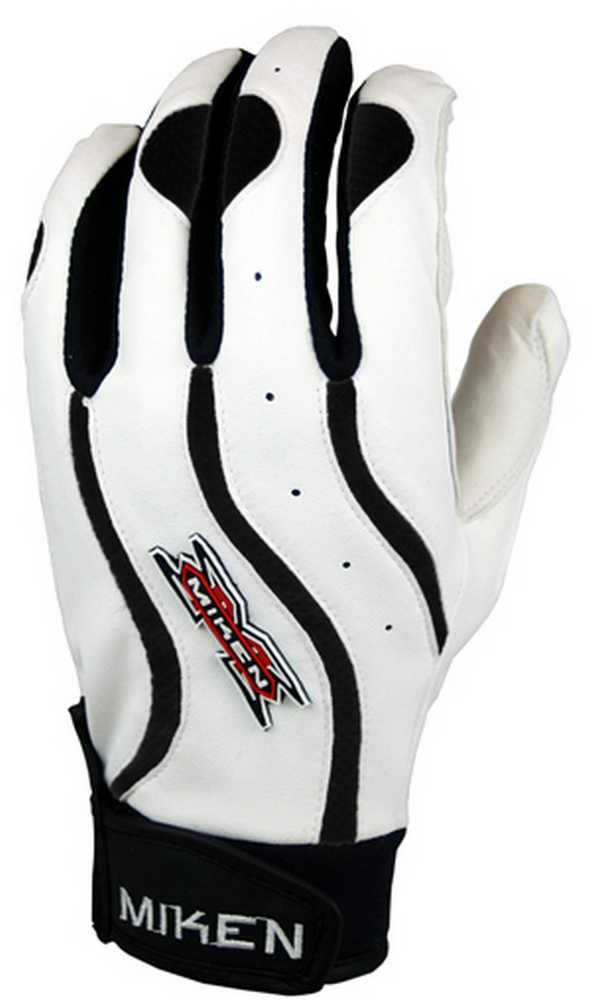 Miken Adult Team Elastic Wristband Batting Gloves TEAMBG Sports Diamond