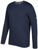 Adidas Men's Essential Fleece Pullover Crew Neck Sweatshirt � Navy/White
