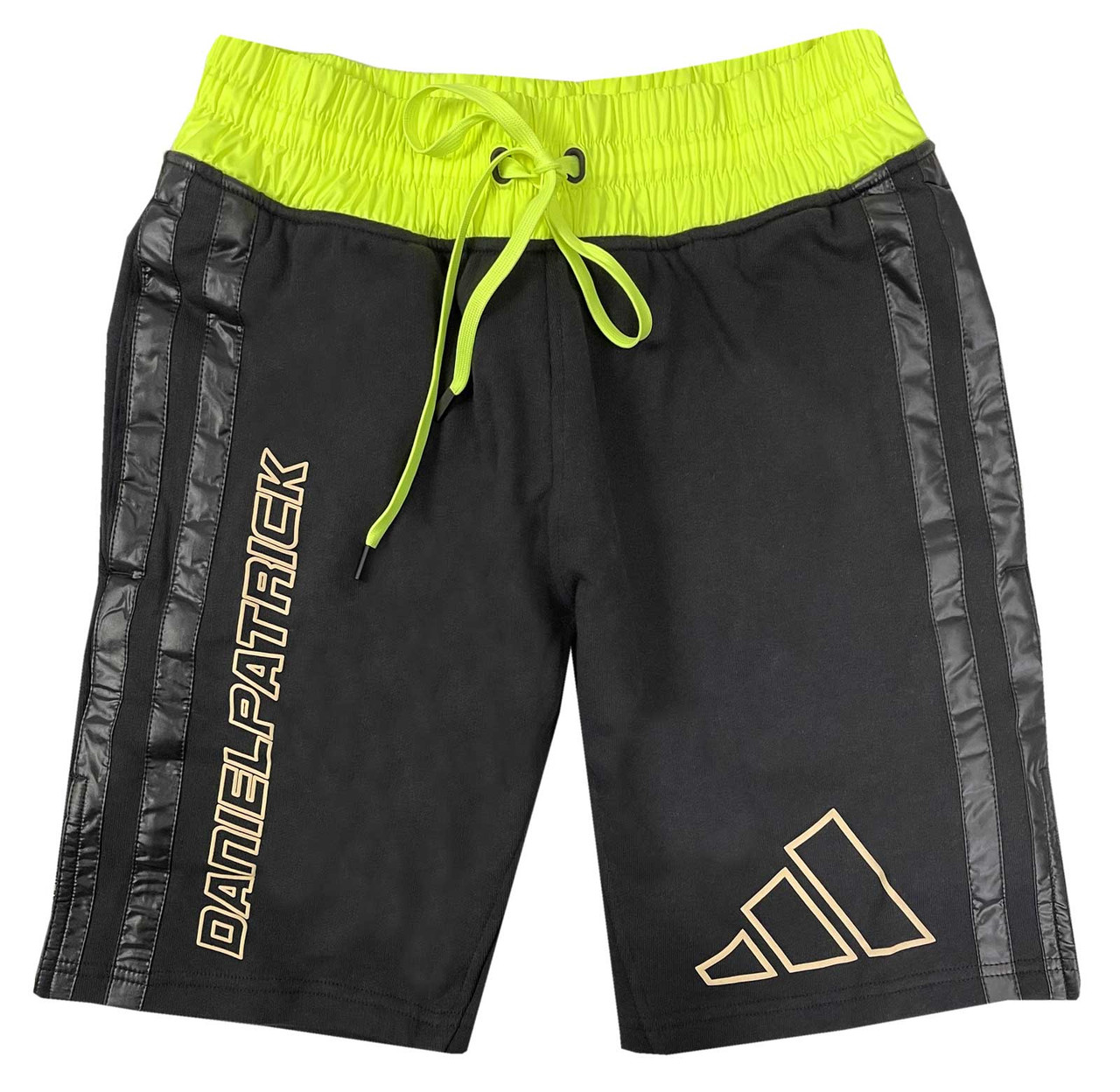 Adidas Men's Daniel Patrick & James Harden 3-Stripes Shorts � Black/Solar  Yellow - Sports Diamond