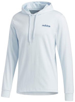 Adidas Men's Essentials Lightweight Pullover Hooded Sweatshirt Sky Tint/Royal