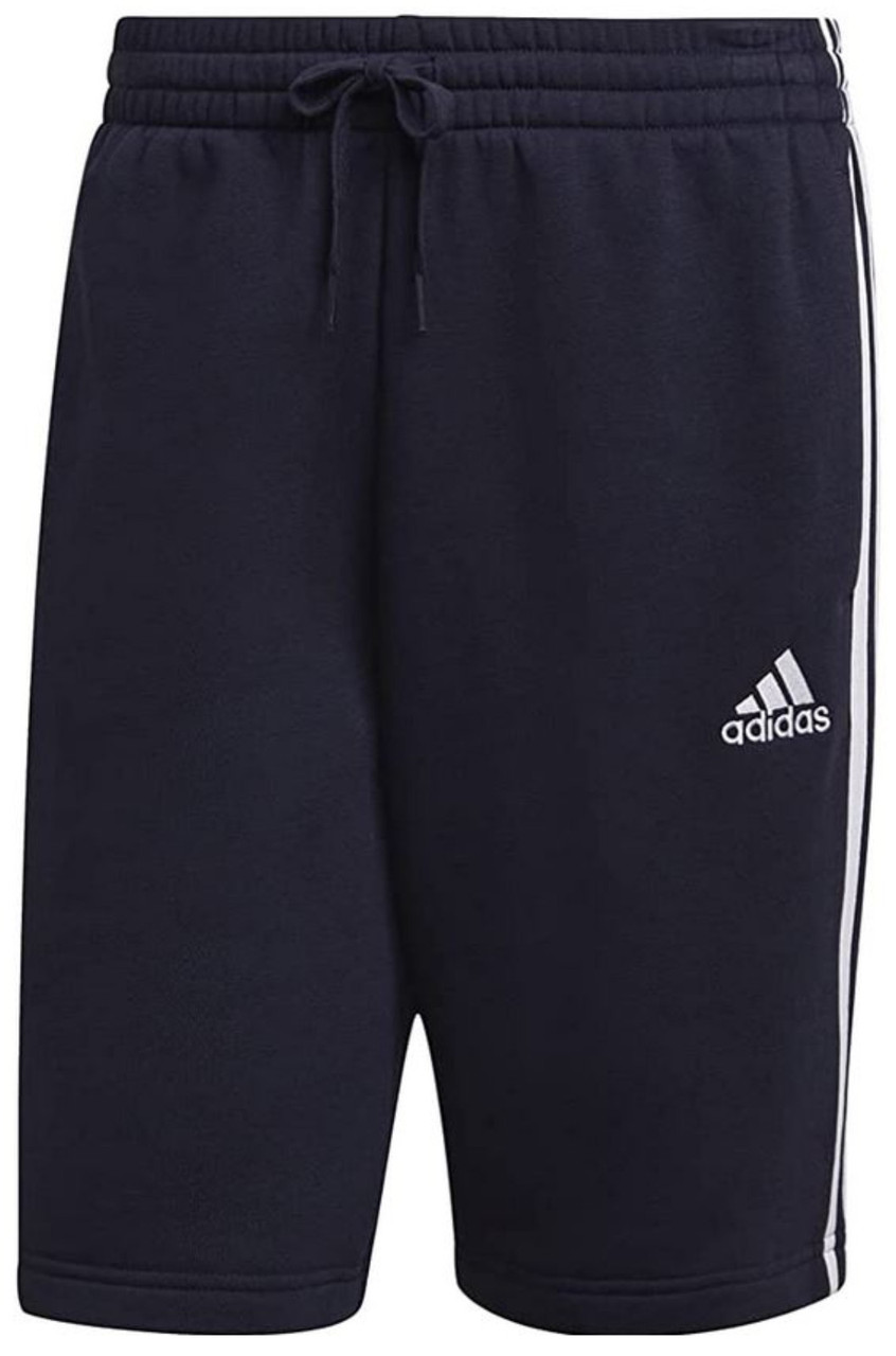 Adidas Men's Standard Essentials Fleece 3-Stripes Shorts Legend Ink/White -  Sports Diamond