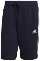 Adidas Men's Standard Essentials Fleece 3-Stripes Shorts Legend Ink/White