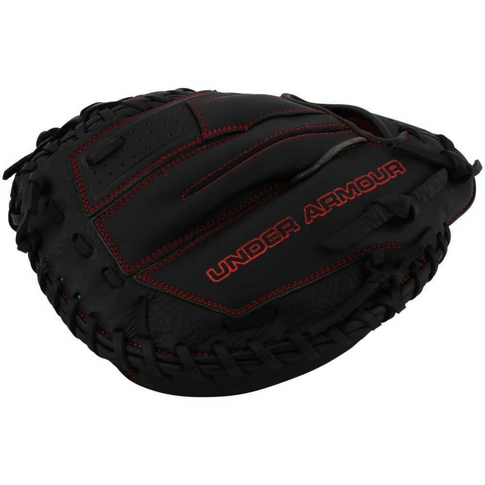 Under Armour ADULT Framer Series Catchers Baseball Glove, Black/Red