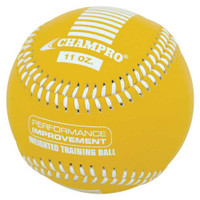CHAMPRO 9 Inch Hole Balls Baseball//Softball Practice Plastic White 12Pk CBB-51D