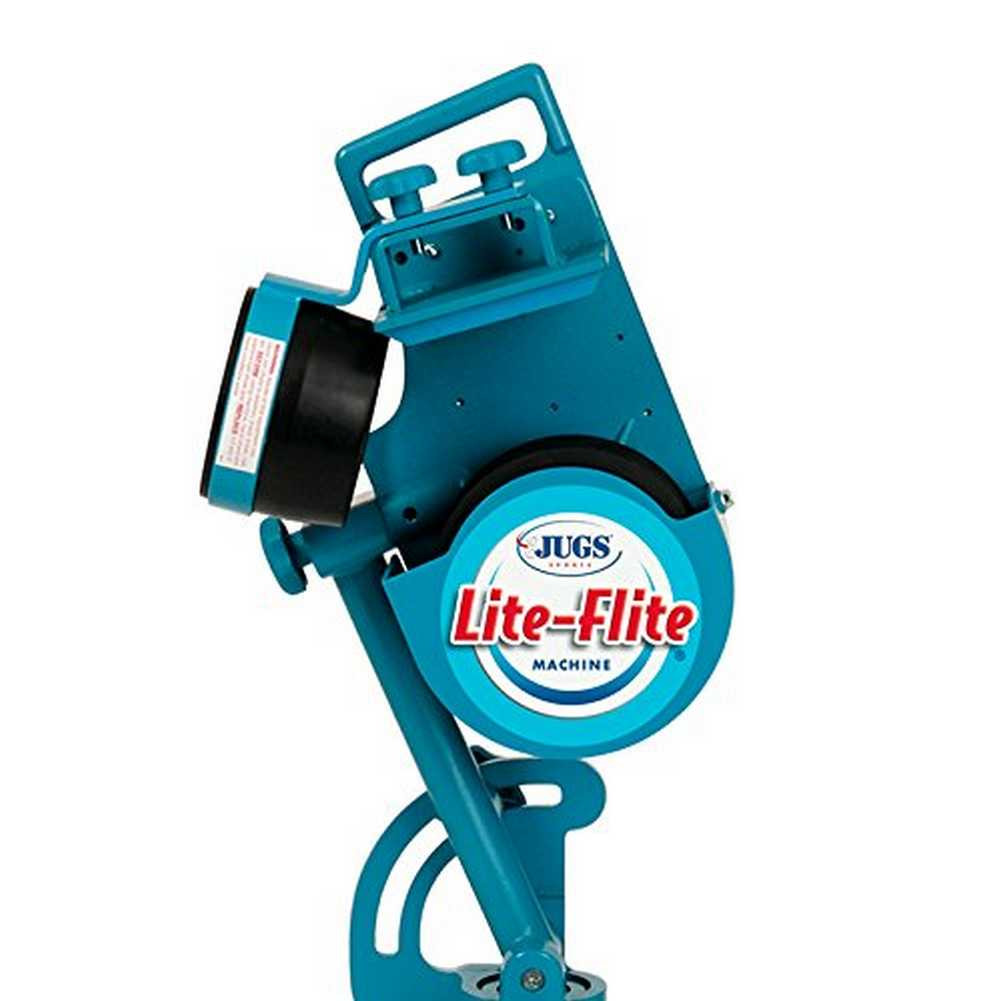Jugs Lite Flite Portable Pitching Machine, Baseball Softball Blue