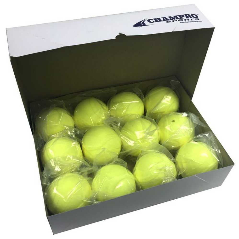 Champro Foam Pitching Machine Balls (Dozen) 12" Soft Foam Softball