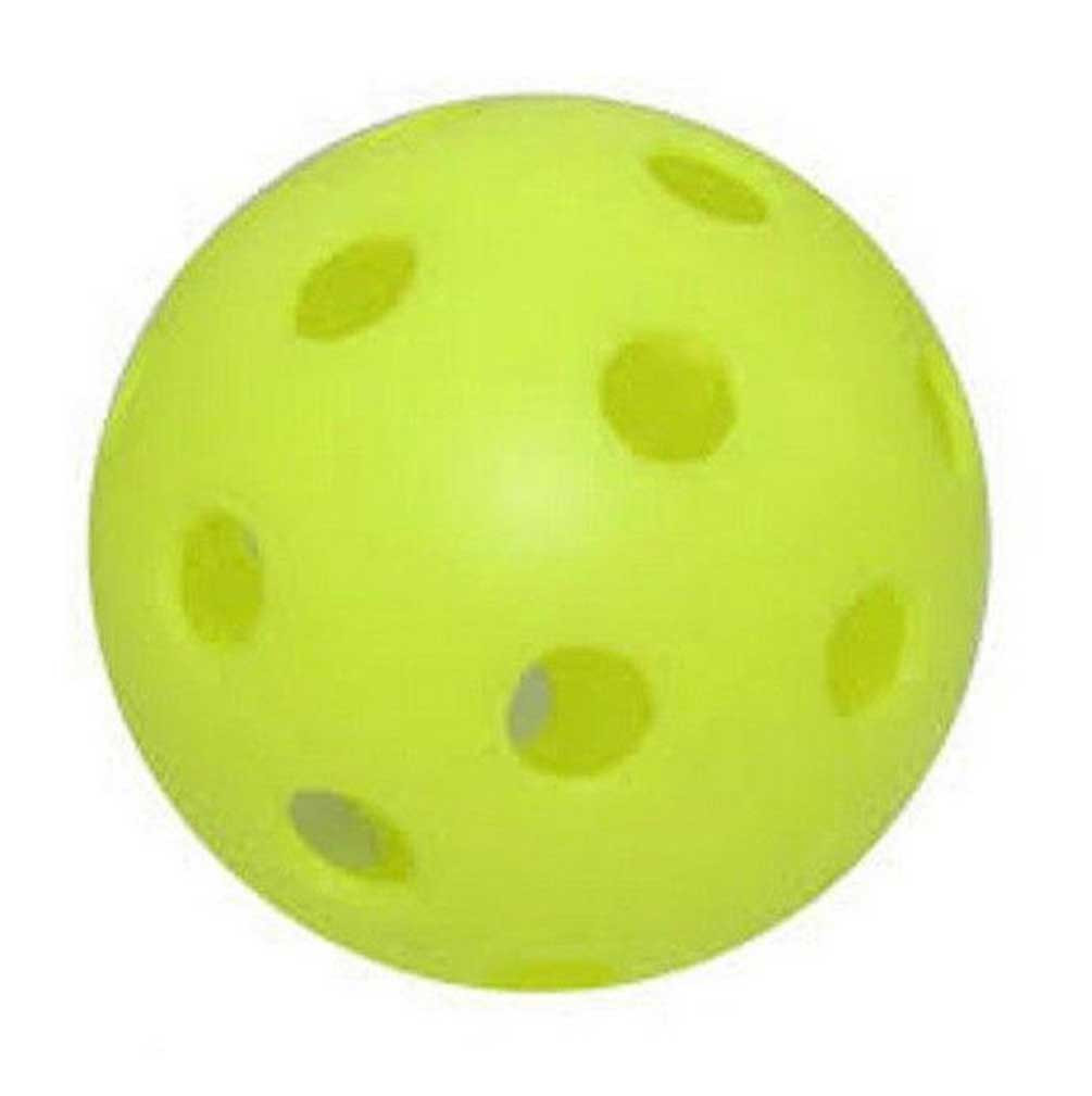 CHAMPRO 12Inch Hole Balls, Softball Plastic Balls, Yellow 6Pack CSB