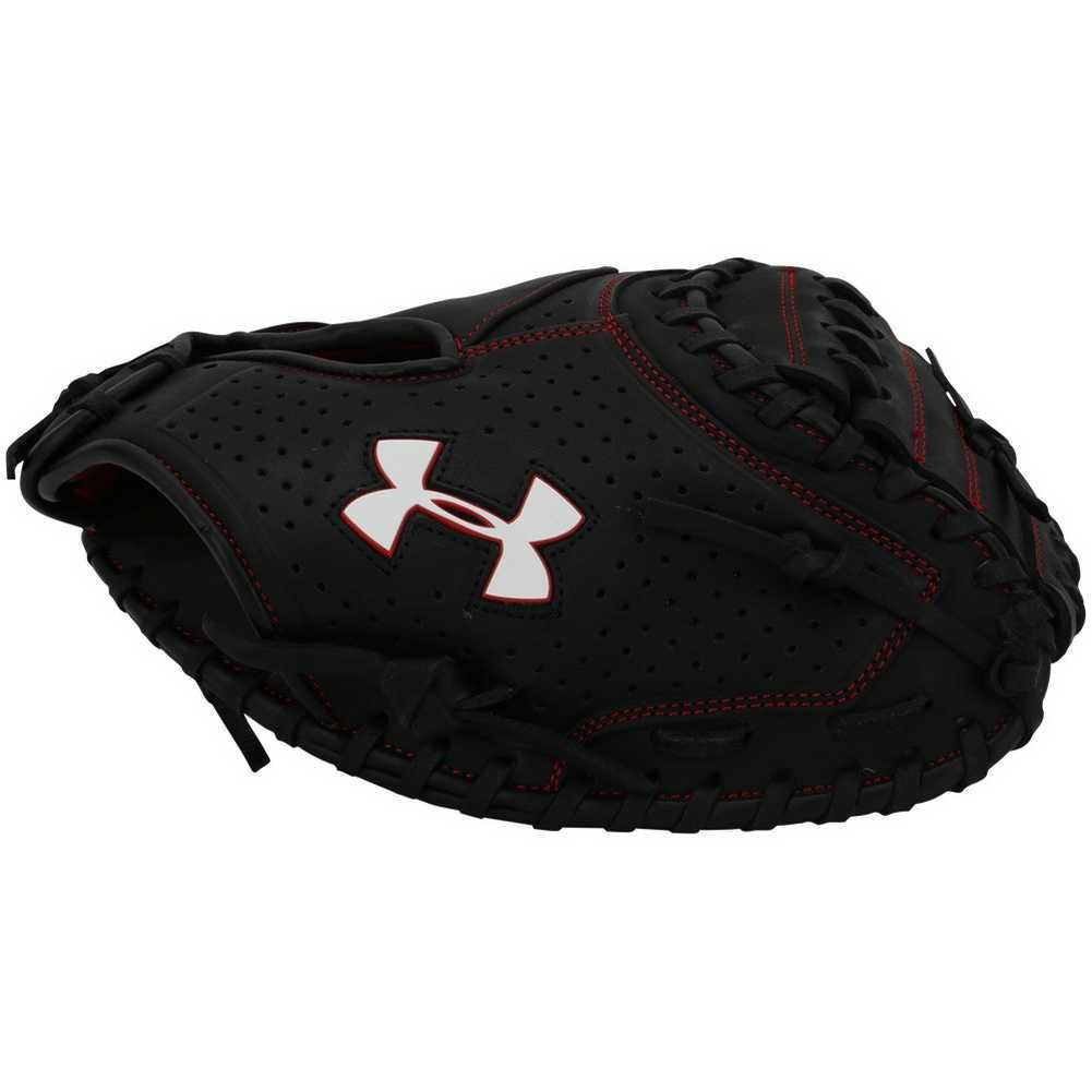Under Armour YOUTH Deception Series Catchers Baseball Glove Black/Red