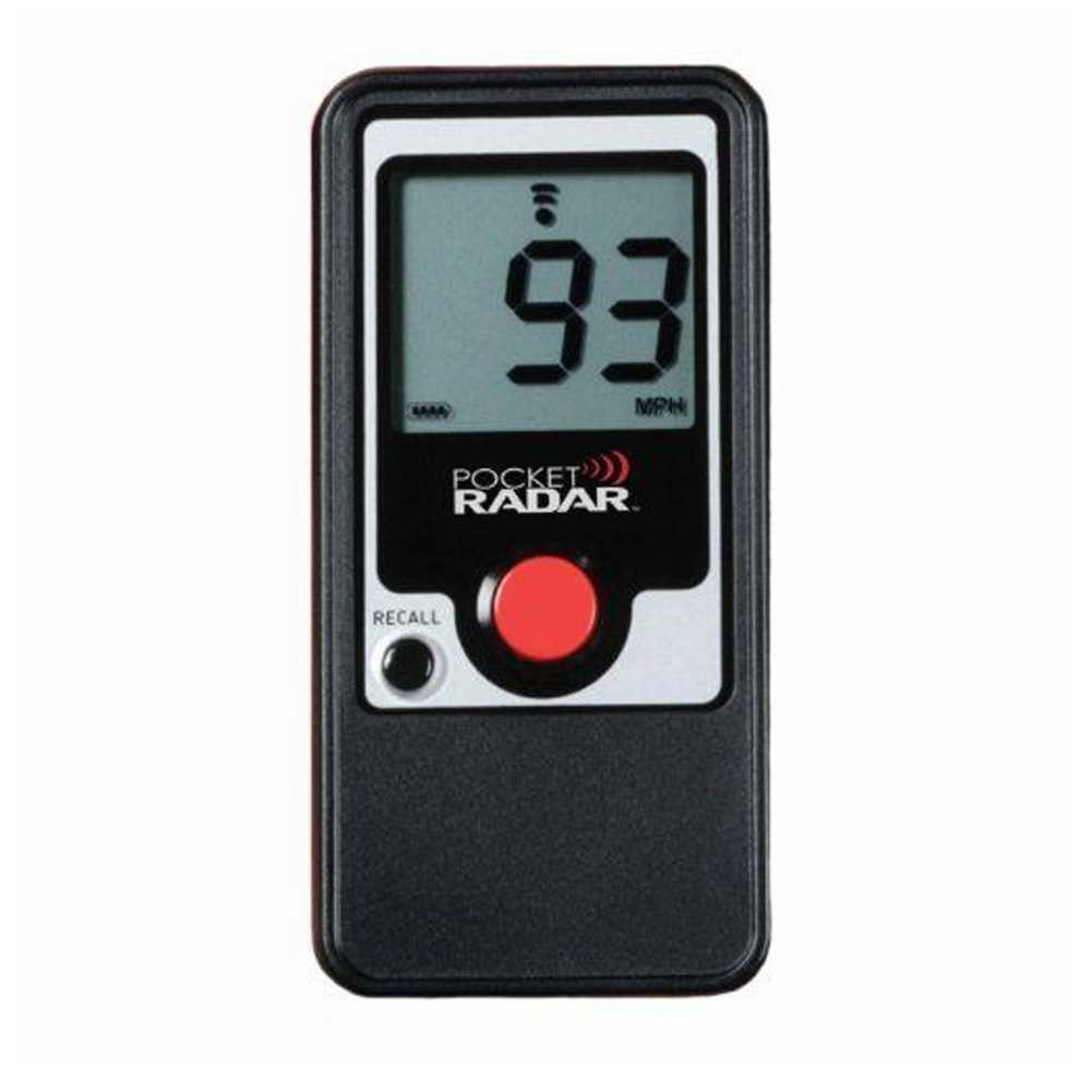 Pocket Radar Classic ProLevel Speed Radar Gun Palm of Your Hand. Black. PR1000 Sports Diamond