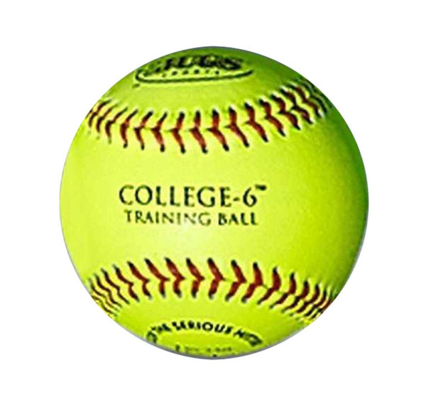JUGS College6 Soft Training Balls 1 Dozen Softballs 8.5"/3.5 oz