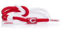 Rastaclat Baseball Cincinnati Reds Outfield Knotted Bracelet - White & Red